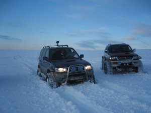 Icelandic 4x4 at wintertime