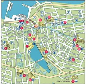 Reykjavik city map