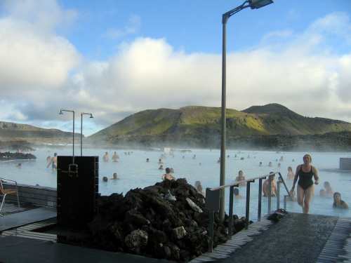  The Blue lagoon in Iceland 