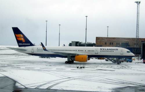 Icelandair at Wintertime